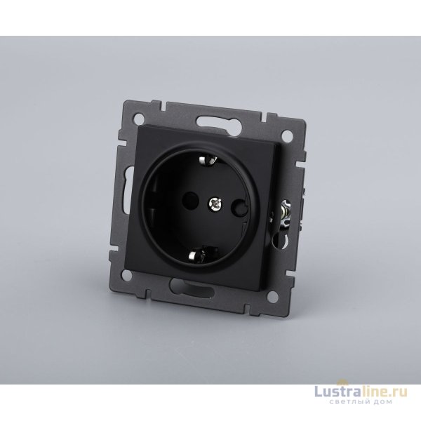 Механизм электрической розетки Arlight SCT-MEU1-PL-BK-V (250V, 16A) 049815