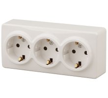 Розетка 2P+E Schuko со шторками Эра 11-2209-02 Б0020704