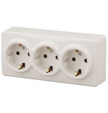 Розетка 2P+E Schuko со шторками Эра 11-2209-02 Б0020704