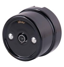 ТВ розетка Werkel Retro черная WL18-02-05 4690389100819