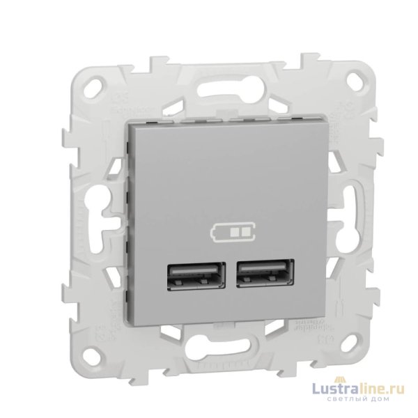 Розетка компьютерная USBx2 Schneider Electric Unica New NU541830