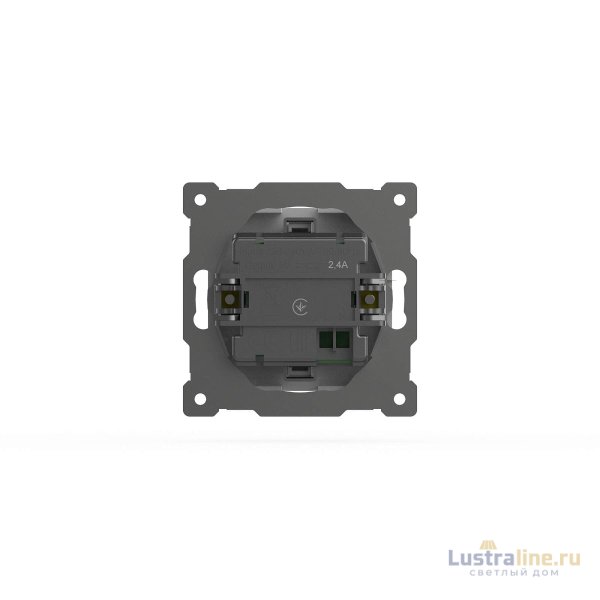 Розетка USB 5V 2,1A 2-я ELBI Zena Vega 609-015600-143 Розетка USB 5V 2,1A 2-я ELBI Zena Vega 609-015600-143