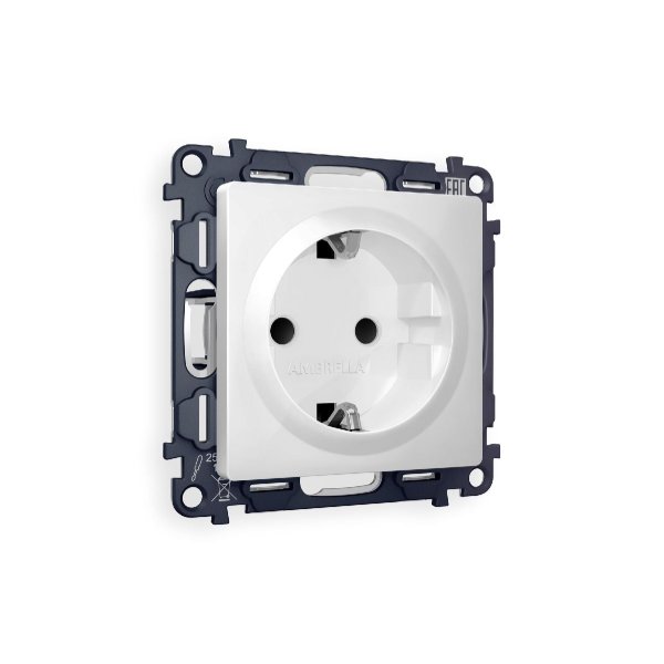 Комплект механизма розетки с/з со шторками Ambrella Volt Alfa MA107010