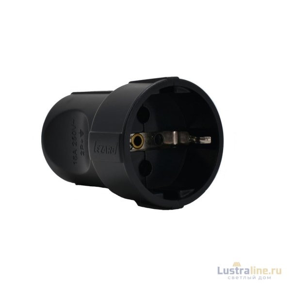 Розетка штепсельная с/з Lezard Accessories 715-0600-606B