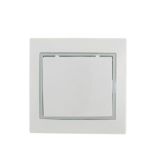 Розетка с/з с крышкой Lezard Mira 701-0215-123