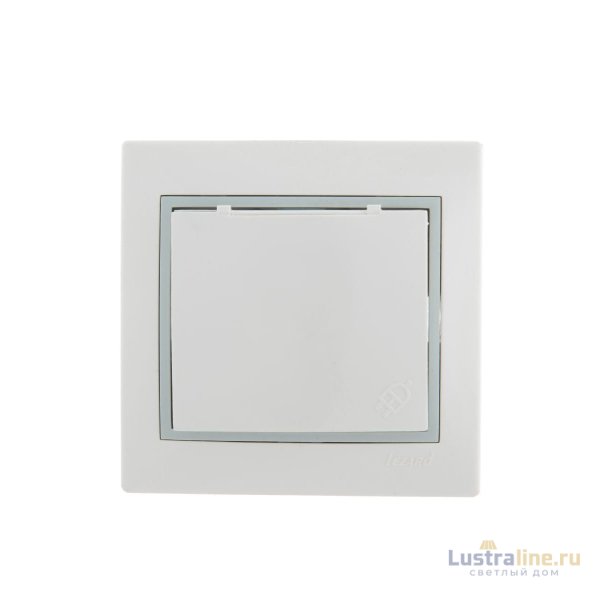 Розетка с/з с крышкой Lezard Mira 701-0215-123