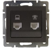 Розетка компьютер+телефон Lezard Rain 703-4188-143