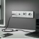 Накладка Werkel для розетки HDMI серебряный рифленый WL09-HDMI-CP 4690389128318