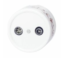 Розетка TV/R-SAT проходная Bironi Лизетта B1-304-01-D6/2