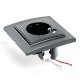 Розетка 1-местная с USB Stekker PST16-9011-03 с защитной шторкой 39480