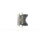 Розетка двухместная с заземлением ELBI Zena Vega 609-010200-907