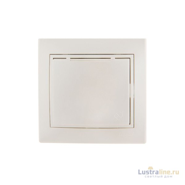 Розетка с/з с крышкой Lezard Mira 701-3030-123