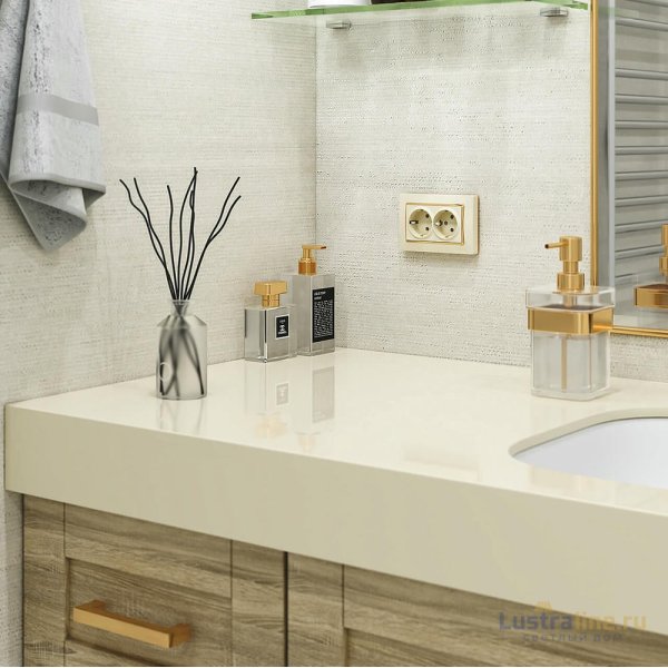 Розетка двойная с заземлением Werkel слоновая кость W1172003 4690389155840 Розетка двойная с заземлением Werkel слоновая кость W1172003 4690389155840
