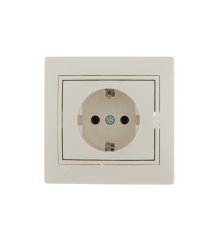 Розетка с/з Lezard Mira 701-0303-122
