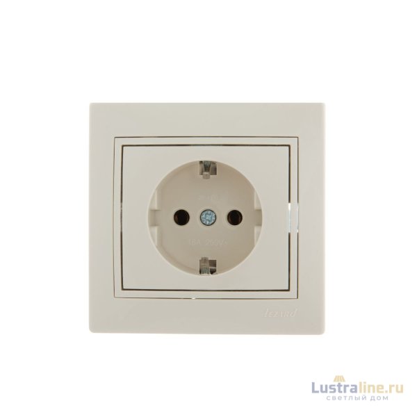Розетка с/з Lezard Mira 701-0303-122