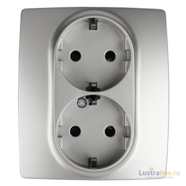 Розетка 2P+E Schuko со шторками Эра 12-2104-03 Б0014701