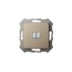 Розетка USB двойная для зарядки умная 5V(3,4А) Liregus Epsilon 28-3242