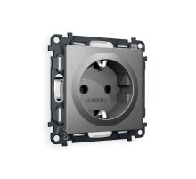 Комплект механизма розетки с/з на винтовых зажимах Ambrella Volt Alfa MA656010