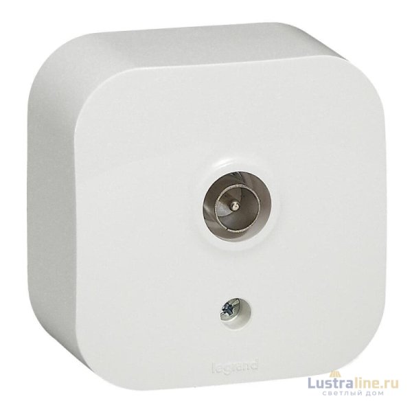 Розетка TV Legrand Quteo белая 782215