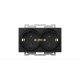 Розетка двухместная с заземлением ELBI Zena Vega 609-014800-907