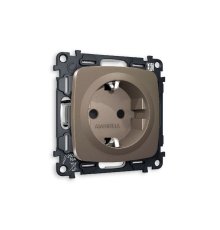 Комплект механизма розетки с/з со шторками Ambrella Volt Omega MO637010
