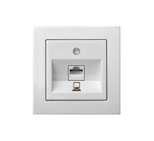 Розетка компьютерная одинарная (RJ45) Liregus Epsilon 28-032