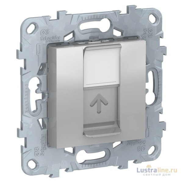 Розетка компьютерная RJ45 Schneider Electric Unica New Cat. 6 UTP NU541530