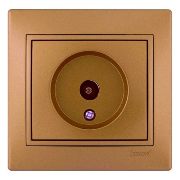 Розетка ТВ проходная Lezard Mira 701-1313-129