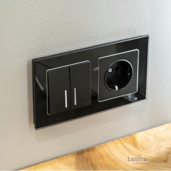 Розетка с заземлением Werkel черный матовый W1171008 4690389156878 Розетка с заземлением Werkel черный матовый W1171008 4690389156878