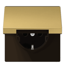 Розетка штепсельная Schuko Jung ME1520KIKLC