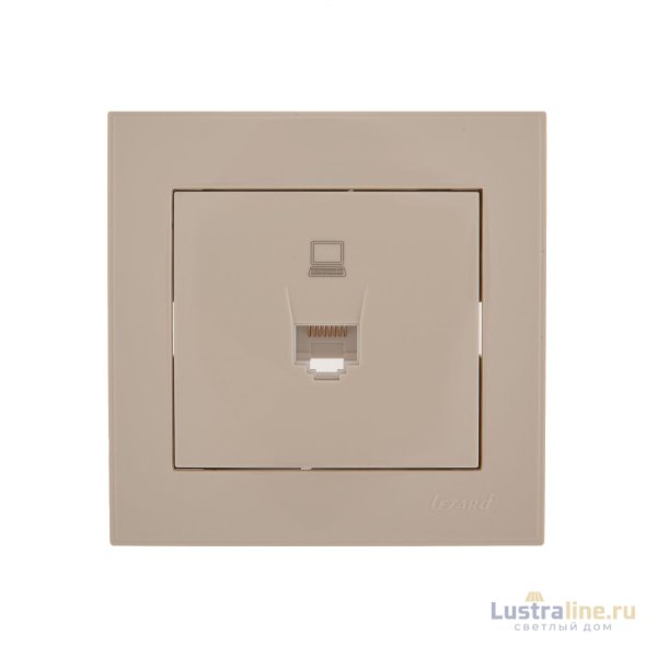 Розетка компьютерная Lezard Rain 703-0303-139