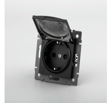 Механизм розетки влагозащищённый Arlight SCT-MCP-PL-BK-V (250V, 16A) 049835