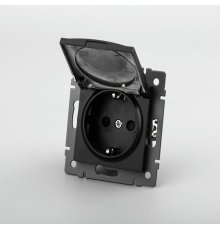 Механизм розетки влагозащищённый Arlight SCT-MCP-PL-BK-V (250V, 16A) 049835