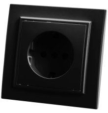 Розетка 1-местная Stekker PST16-9013-03 с защитной шторкой 39479