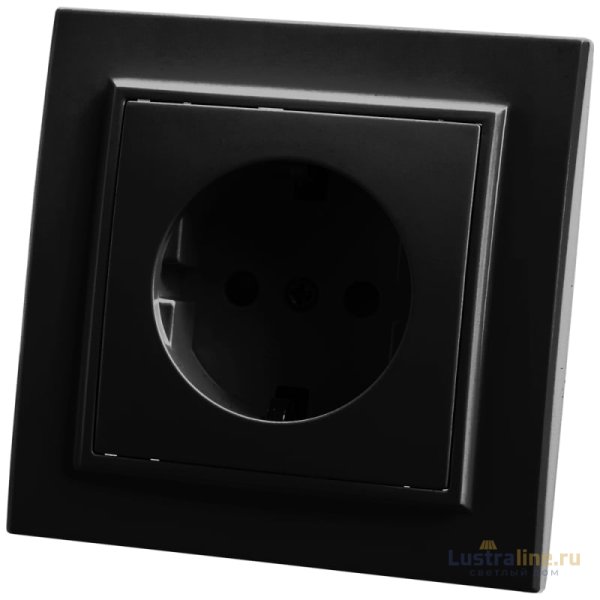 Розетка 1-местная Stekker PST16-9013-03 с защитной шторкой 39479