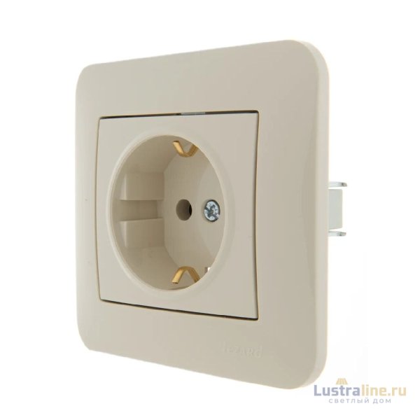 Розетка с/з Lezard Karina 707-0388-122B