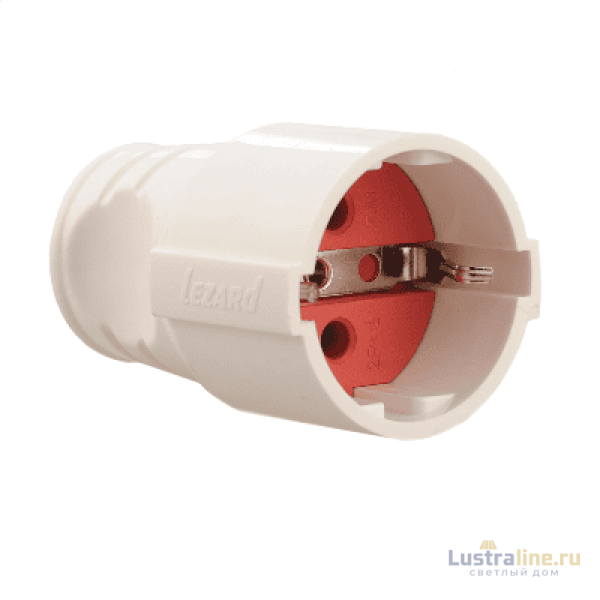 Розетка штепсельная с/з Lezard Accessories 715-0701-607