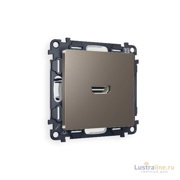 Комплект механизма розетки HDMI 2.0 40V/500mA 2.0GHz 5-18Gbit/s Ambrella Volt Alfa MA644010