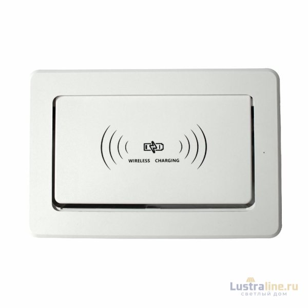 Блок розеток LK-DMS-742 (2 секции полуавтоматический 2 USB беспроводная зарядка) Mebax 00-00002869
