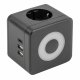 Разветвитель сетевой с выключателем Uniel S-GES2-16SBUC BLACK UL-00011246