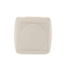 Розетка с/з с крышкой Lezard Demet 711-0300-123