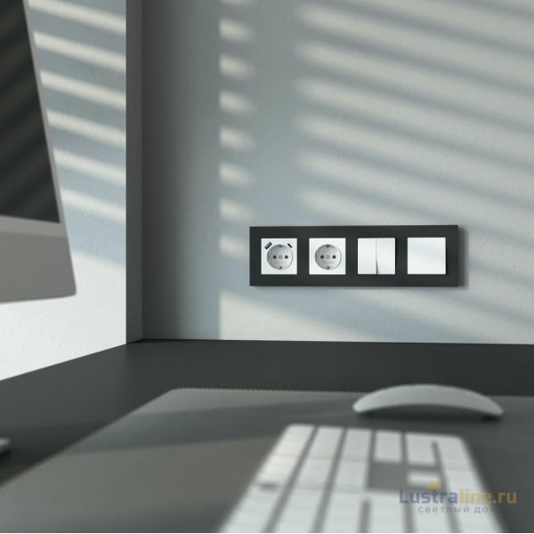 Розетка с/з со шторками и USB тип A+C Werkel W1171761 4690389213267 a069613