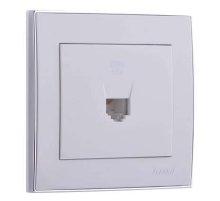 Розетка телефонная евро Lezard Rain 703-0225-137 Розетка телефонная евро Lezard Rain 703-0225-137