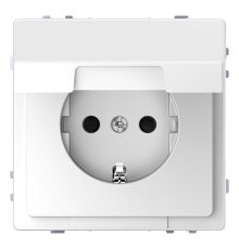 Розетка Schneider Electric Merten D-Life 16A с/з и крышкой MTN2310-6035