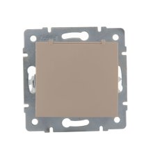 Розетка с/з с крышкой Lezard Karina 707-0388-123