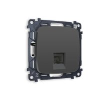 Комплект механизма компьютерной розетки RJ-45(8P8C) CAT6 со шторкой Ambrella Volt Omega MO912010