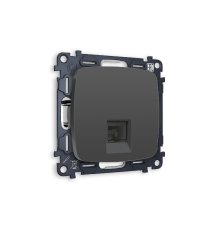 Комплект механизма компьютерной розетки RJ-45(8P8C) CAT6 со шторкой Ambrella Volt Omega MO912010