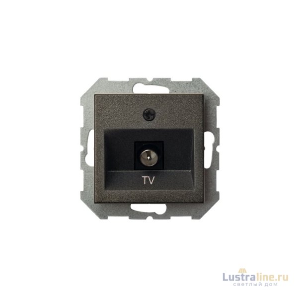 Розетка телевизионная (TV) F-разъем Liregus Epsilon 28-112