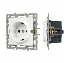 Механизм электрической розетки Arlight SCT-GP-MEU-PL-WH (250V, 16A) 043739