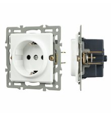 Механизм электрической розетки Arlight SCT-GP-MEU-PL-WH (250V, 16A) 043739